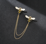 Lapel broches for men's wear
