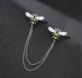 Lapel broches for men's wear