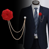 Lapel broches for men's wear