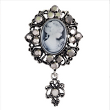 Vintage Gothic Queen Brooch Vintage Brooches