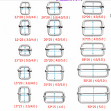 Round threading metal slider