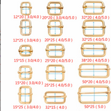 Round threading metal slider
