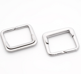 Metal Waistcoat Buckle Slider Adjuster Fastener Lock - with split