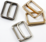 Metal Waistcoat Buckle Slider Adjuster Fastener Lock - no split