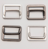 Metal Waistcoat Buckle Slider Adjuster Fastener Lock - no split