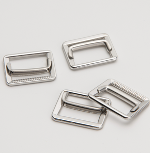 Metal Waistcoat Buckle Slider Adjuster Fastener Lock - no split
