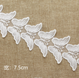 Butterfly motif lace