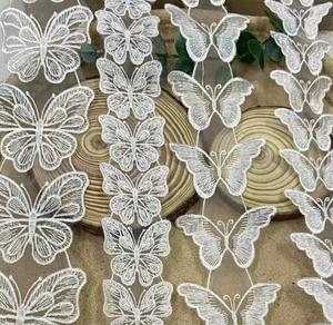 Butterfly motif lace
