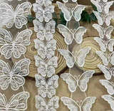 Butterfly motif lace