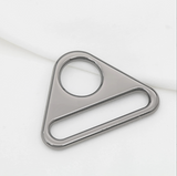 {2025 NEW}Metal Adjuster Triangle Ring with Bar Swivel Clip D Dee Buckle