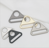 {2025 NEW}Metal Adjuster Triangle Ring with Bar Swivel Clip D Dee Buckle