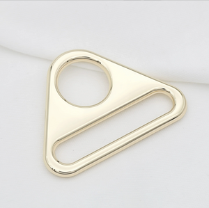 {2025 NEW}Metal Adjuster Triangle Ring with Bar Swivel Clip D Dee Buckle