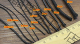 Natural cotton wax cord
