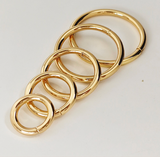 Metal round ring with split