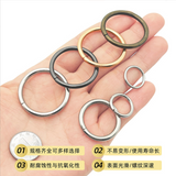 Metal round ring with split