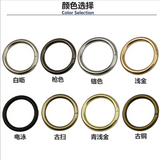 Metal round ring with split
