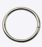 Metal round ring with split