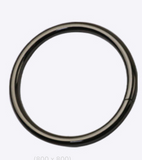 Metal round ring with split