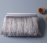 Nylon high density twist threading long fringe