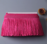 Nylon high density twist threading long fringe