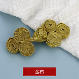 Chinese Frog Button Patch Toggle-and-Loop Buttons Baroque Closure Applique Sew On Patches