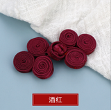 Chinese Frog Button Patch Toggle-and-Loop Buttons Baroque Closure Applique Sew On Patches