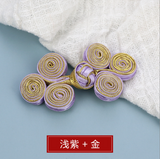 Chinese Frog Button Patch Toggle-and-Loop Buttons Baroque Closure Applique Sew On Patches
