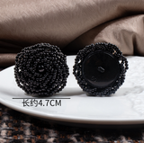 Pearl flower cover button