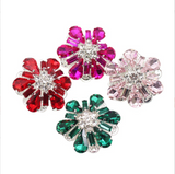 Navy Blue Diamanté Button