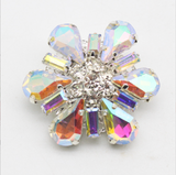 Navy Blue Diamanté Button