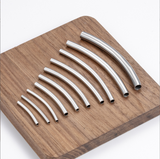 Metal Curve Tube Accessory Silver or Gold 13cm