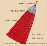 Tibetan silver alloy tassel pendants