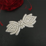 Bridal Rhinestone Applique Diamante Appliques Bridal Sash Applique Patch