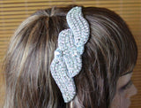 Iron on Rhinestone Applique Rhinestone Applique Crystal Trim Bridal Accessories