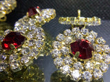Round diamonte shank button 20mm