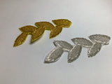 Beaded Leaf Applique