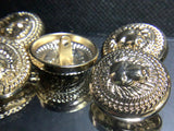 Traditional Balmain lion head buttons