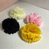3D Chiffion Flower appliqué broches