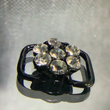 Diamante plastic buckle