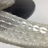 Sequin line on mesh