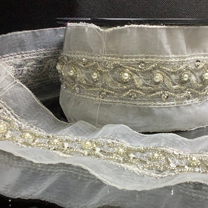 Shelly beaded embalishment trim
