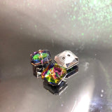 Two hole button