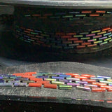 Carnival bugle beading on organisa