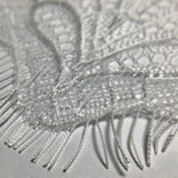 Chic Eyelash Flower  Chantilly lace
