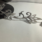 Iron On Embroidered Lace Braided Vintage Appliqued Cosplay Lace Ribbons Gold And Silver Trims