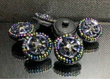 Beaded Wheel button