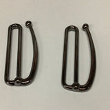 Nickel Finish Hook buckle 80mm