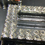 Rectangle diamante buckle