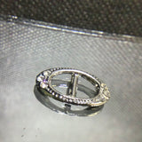 Decro diamanté shoe buckle