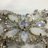 Cross Diamanté  embellishment for wedding or evening dress